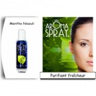 Aromaspray - Assainisseur d'atmosphère aux huiles essentielles - Menthe et Niaouli - 100% pures et naturelles - 100 ml